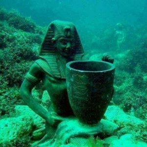 قصر ملکه کلئوپاترا مصر در زیر آب